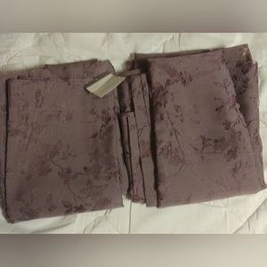 Two panels of Sheer drapes (ONE PAIR)